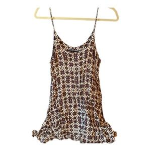 Brandy Melville Women's Patterned Spaghetti Strap Top